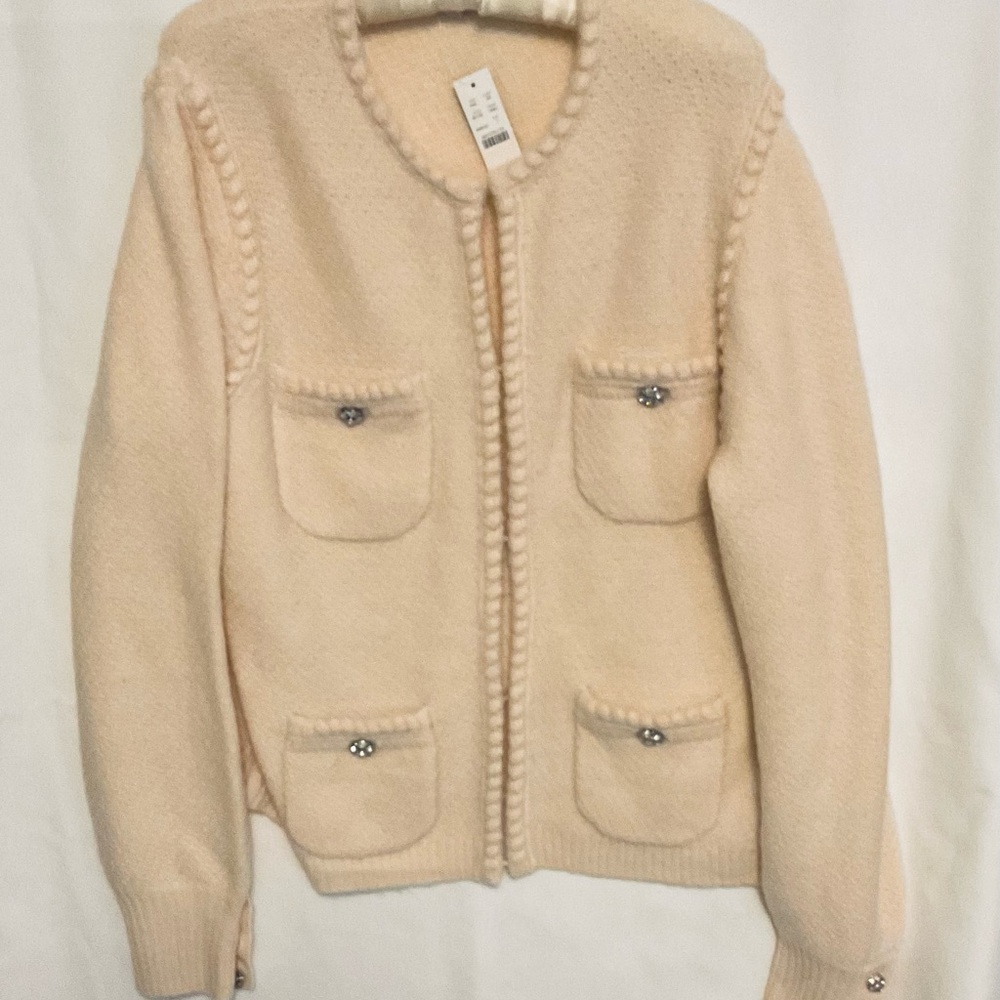 J. Crew Cream Women's Cardigan Sweater